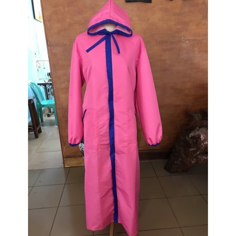 APD hazmat gown twotone taslan waterproof