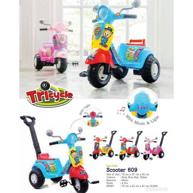 Sepeda balita model scooter