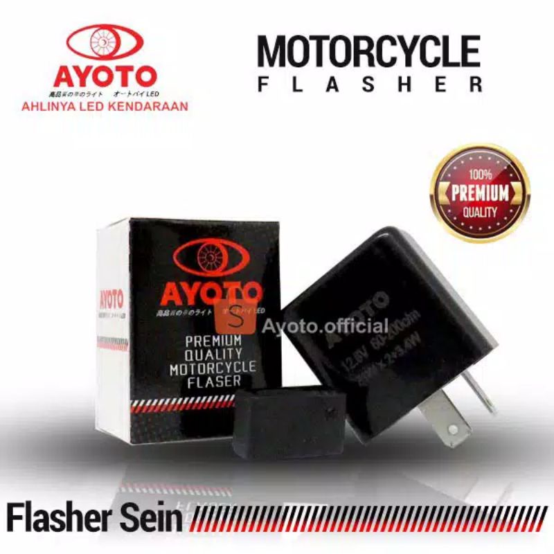 Ready Stok Ayoto Flasher Elektrik Sein Universal