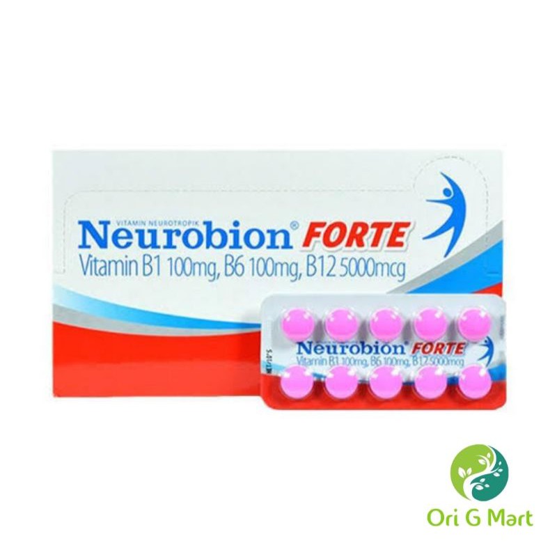 Jual Neurobion Forte 10 Tablet (Vitamin B1, B6, B12) Vitamin ...