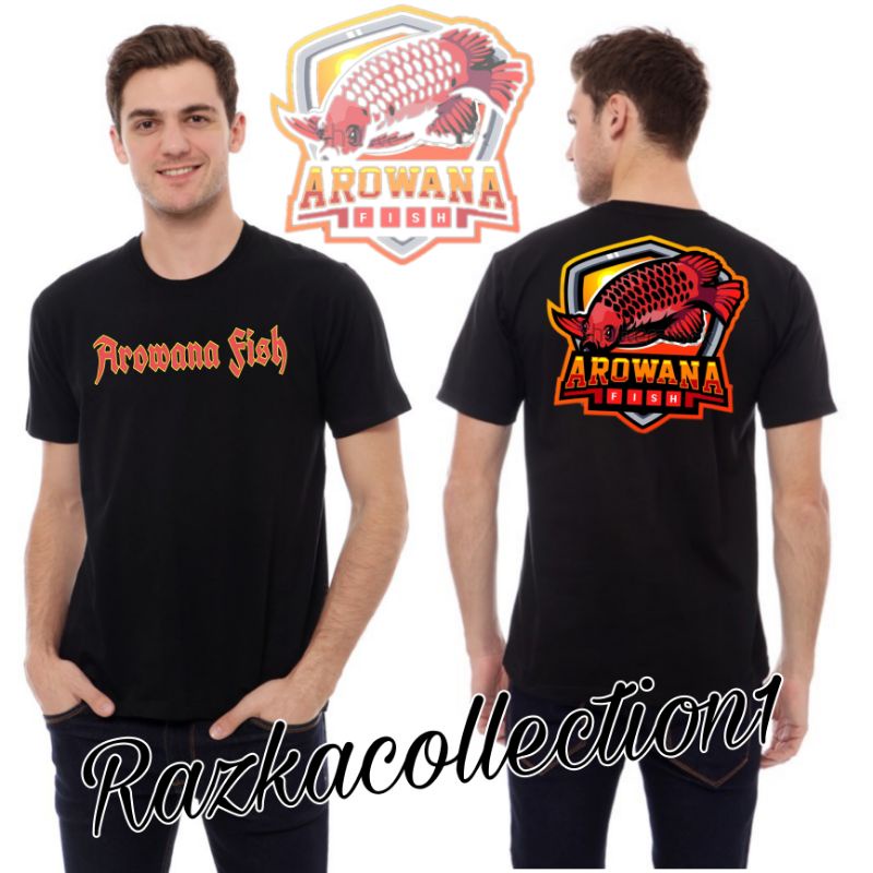 Kaos Ikan Arwana Fish || Baju Kaos Ikan Hias Predator Arwana Fish Terbaru
