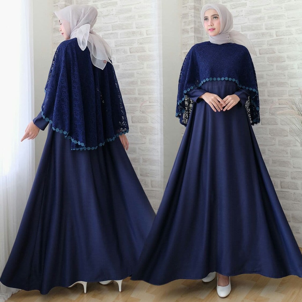  Baju  Warna  Biru  Navy  Cocok  Dengan  Jilbab  Warna  Apa  