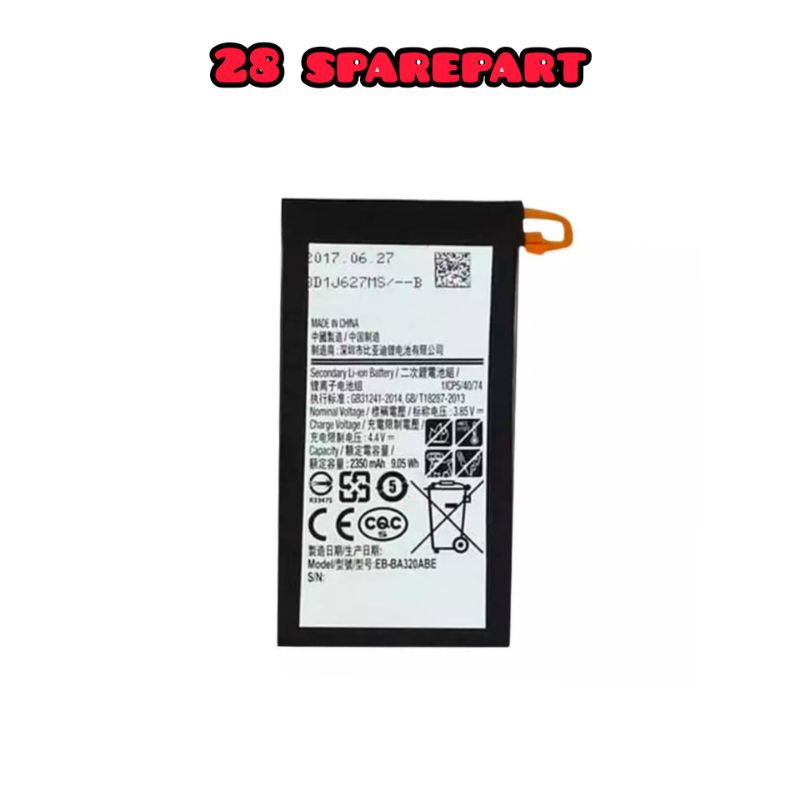 BATERAI BATRE SAMSUNG A320 A3 2017 ORIGINAL