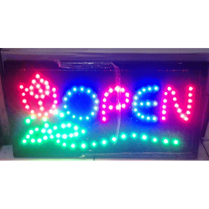 Papan Led Tulisan Open