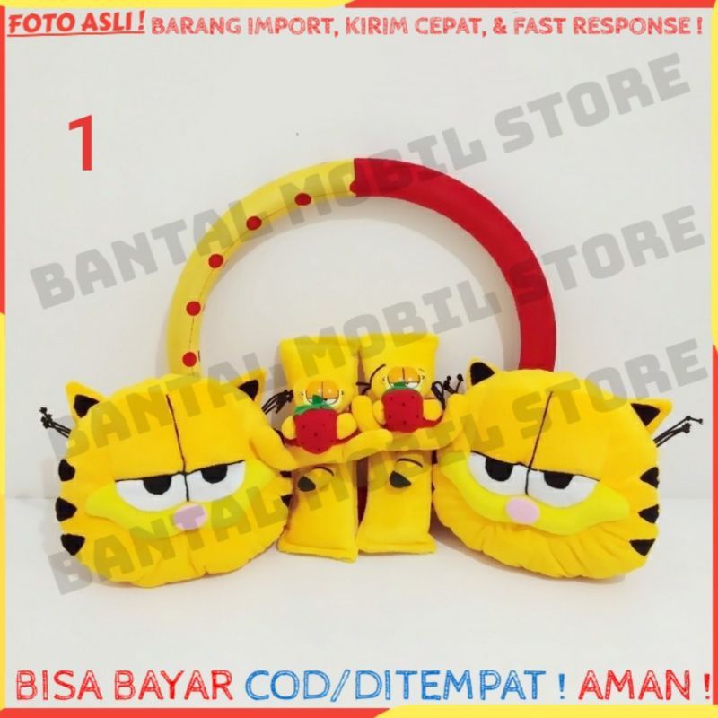 SET CAR BANTAL SANDARAN HEADREST JOK KEPALA LEHER TISU TISSU TISUE TISSUE SAFETY BELT SABUK PENGAMAN