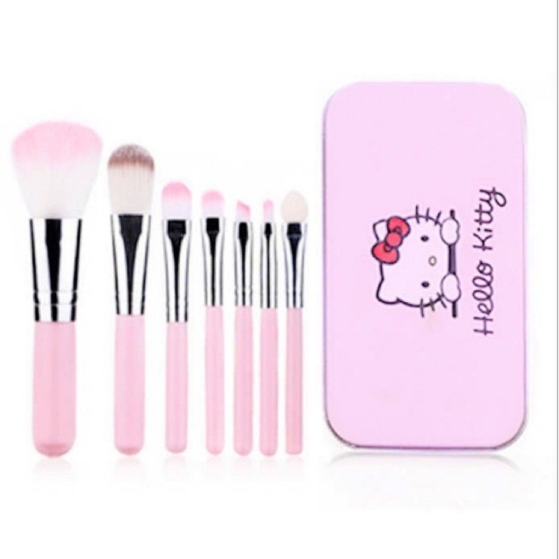 Kuas Make Up 7 in 1 Hello Kitty / Make Up Tools / Make Up Brush