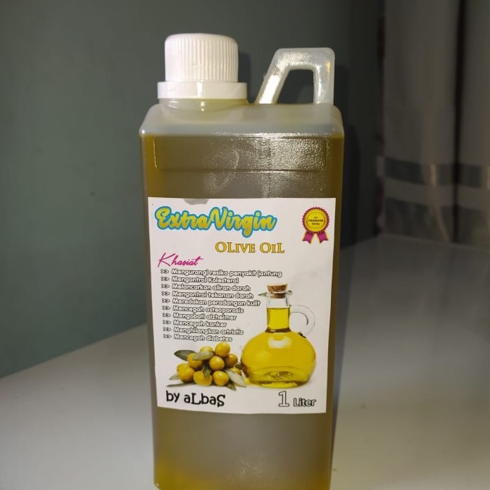 

minyak zaitun olive oil extra virgin kemasan 1 liter