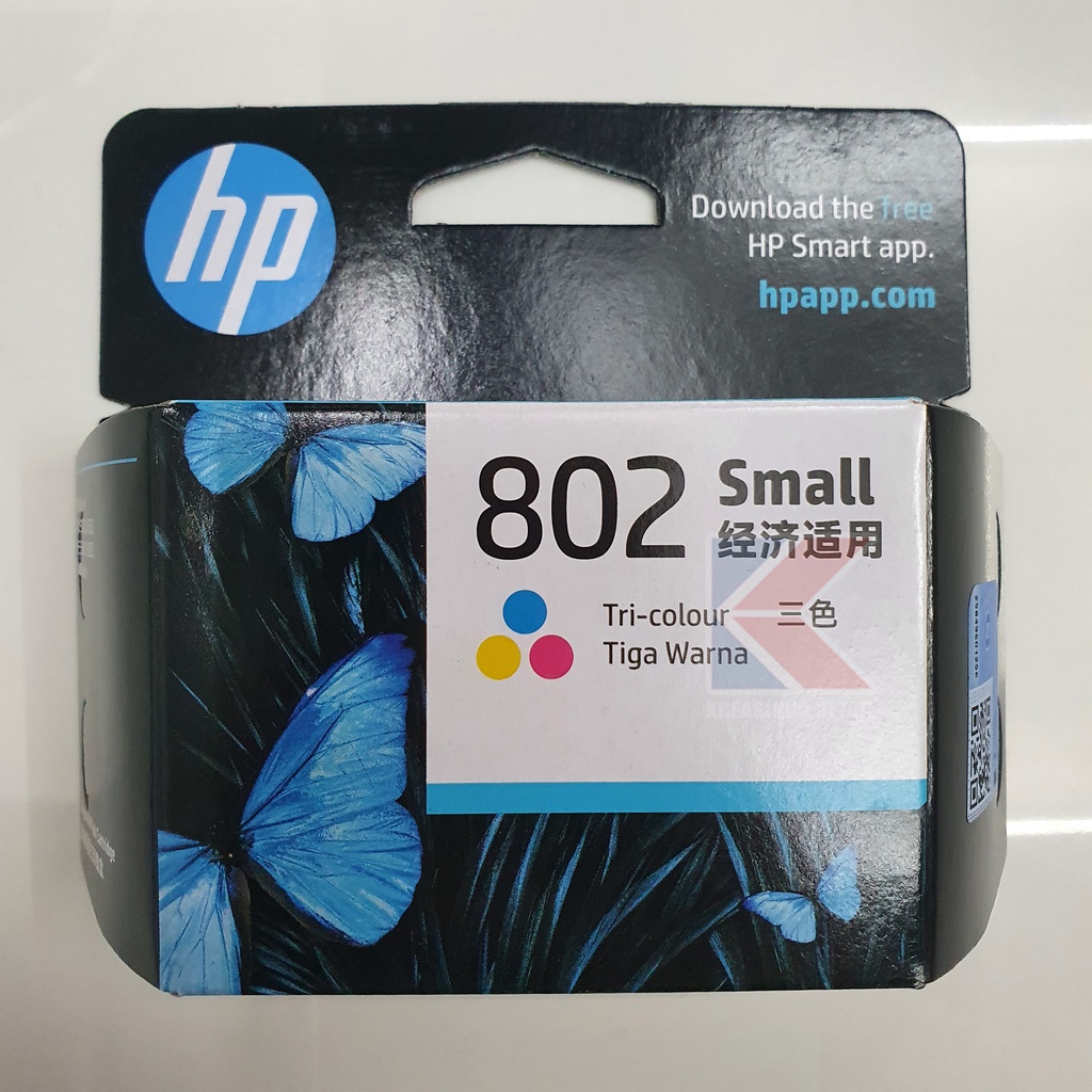 HP 802 Small Tinta / Cartridge Original