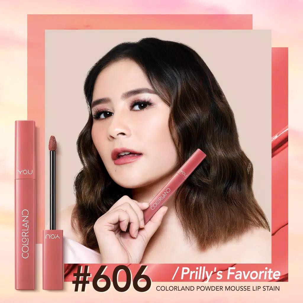 YOU Colorland Powder Mousse Lip Stain [Formula Tahan Lama hingga 8 Jam] Original