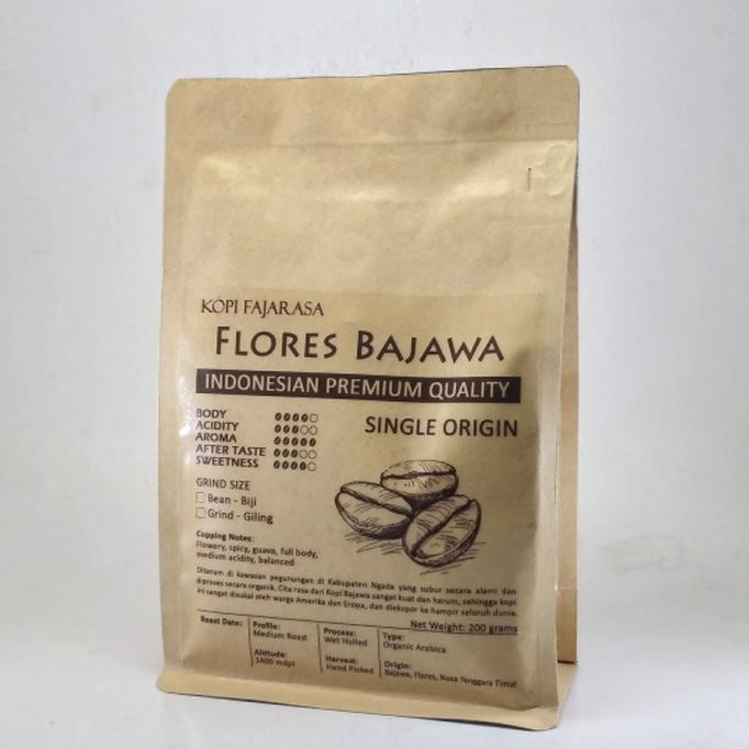 

Apoj89Olz Kopi Fajarasa Flores Bajawa Biji Kopi Arabica 200 Gram