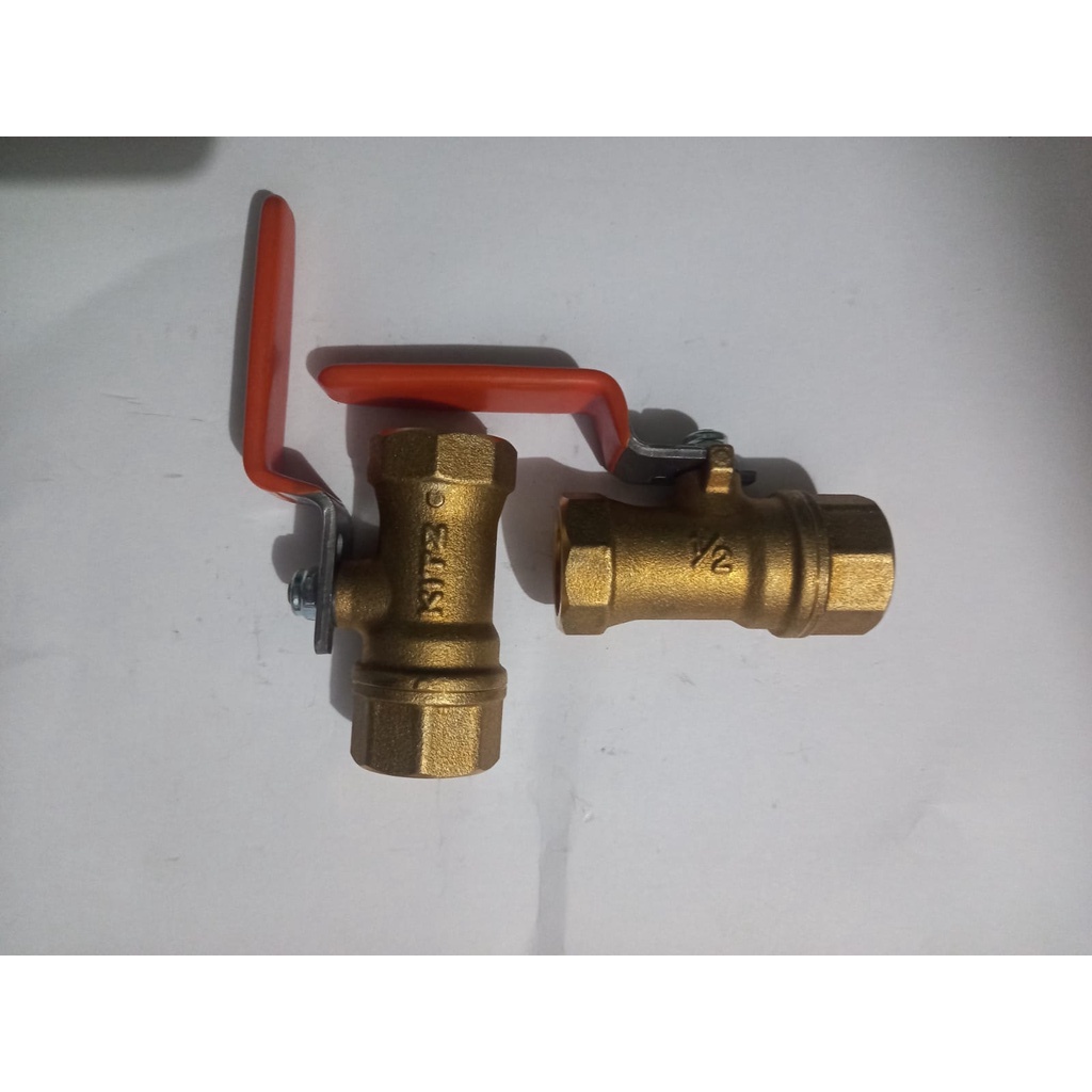 Ball Valve Kitz Kuningan 1/2" / Stop Kran Kuningan 1/2" Kitz / Ball Valve Kuningan 1/2" KITZ