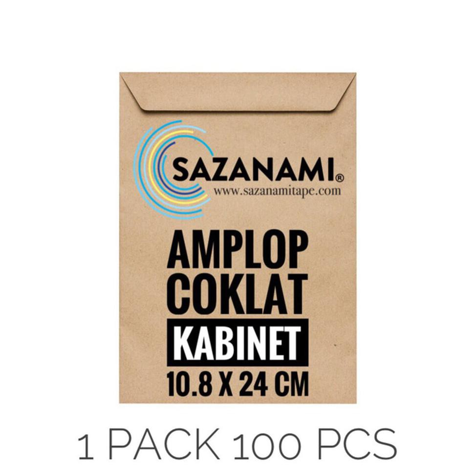 

TERMURAH AMPLOP COKLAT KABINET 10.8 X 24CM AMPLOP GAJI SURAT COKELAT 1 PACK