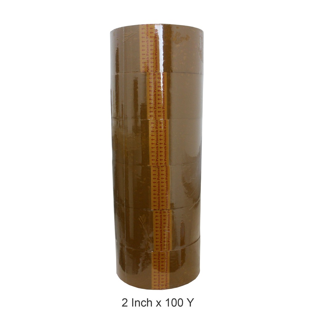 

(6pc) Lakban Bening 100 Yard / Coklat 45mm 2 Inch RB9