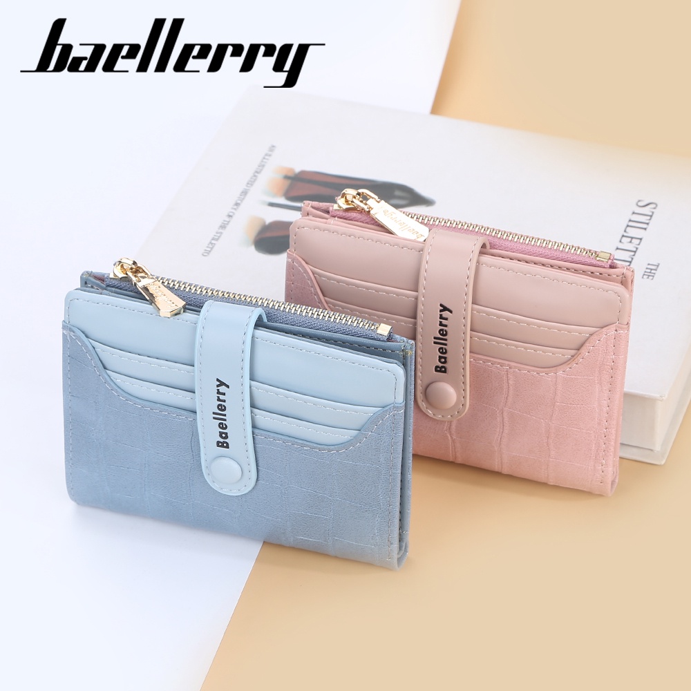 BAELLERRY N2363 Dompet Wanita Kecil Bahan Kulit PU Leather Premium WATCHKITE WKOS