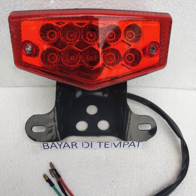 LAMPU BELAKANG STOP RX KING LENGKAP DUDUKAN