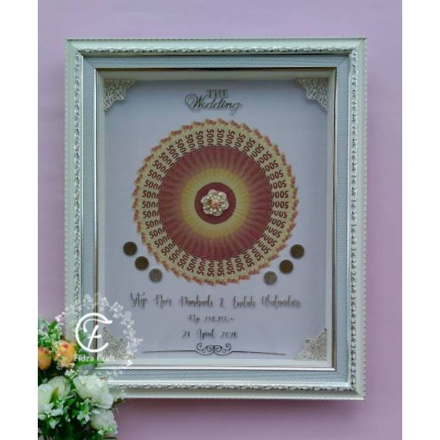 Mahar cutting akrilik mahar nikah mahar uang mahar kipas mahar murah