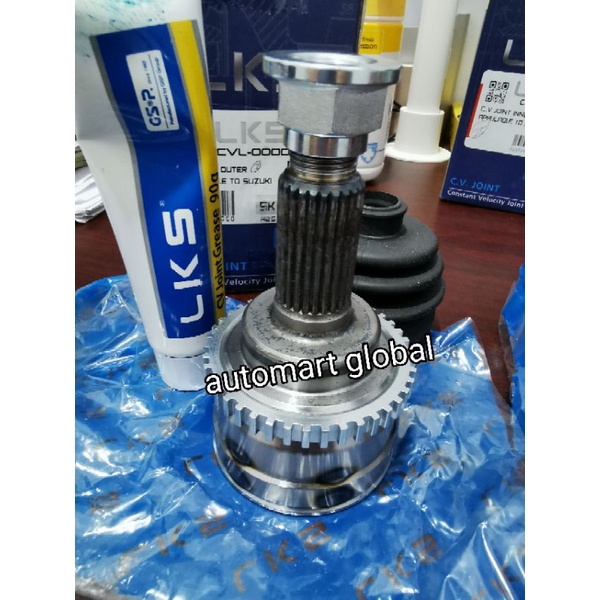 cv joint luar aerio abs baleno next g metik