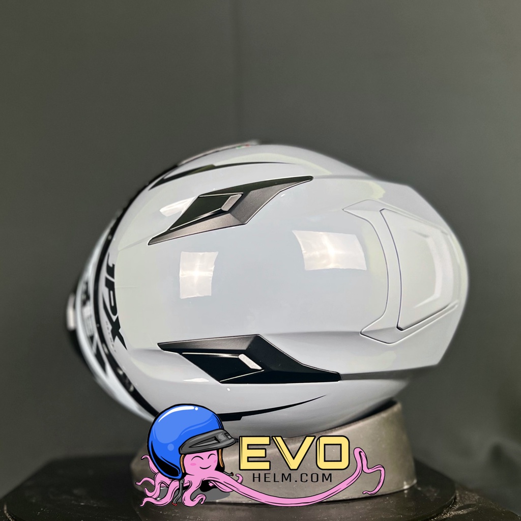 HELM JPX X-819 SOLID GREY ORIGINAL ( ONGKIR 2KG ) - JPX 819 GREY HELM FULL FACE ORIGINAL JPX