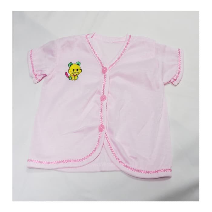 3 pcs baju bayi lengan pendek warna - murah