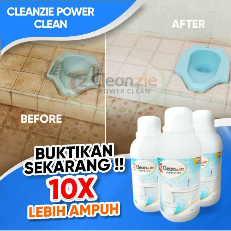 Power Clean Cleanzie Cairan Ajaib Pembersih Toilet Wc Keramik Lantai Kamar Mandi Paling Ampuh Laris
