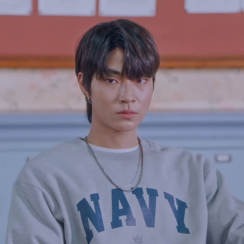 TRUE BEAUTY HAN SEOJUN NAVY JUMPER