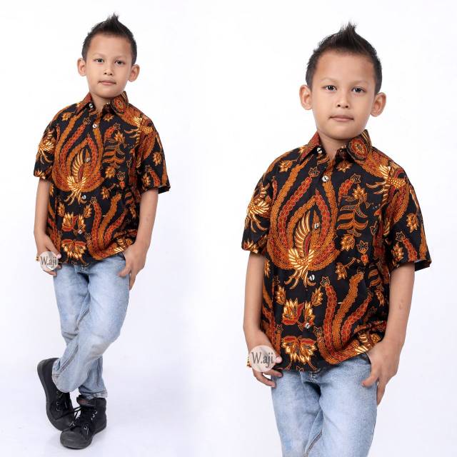 Baju batik anak PAUD TK SD usia 2-12 tahun