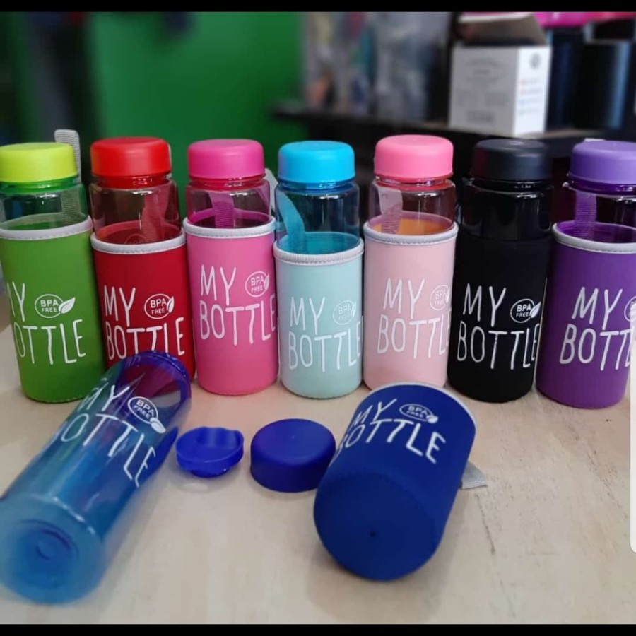 Botol Minum Premium My Bottle Pouch Busa bahan tritan Tumbler Unik