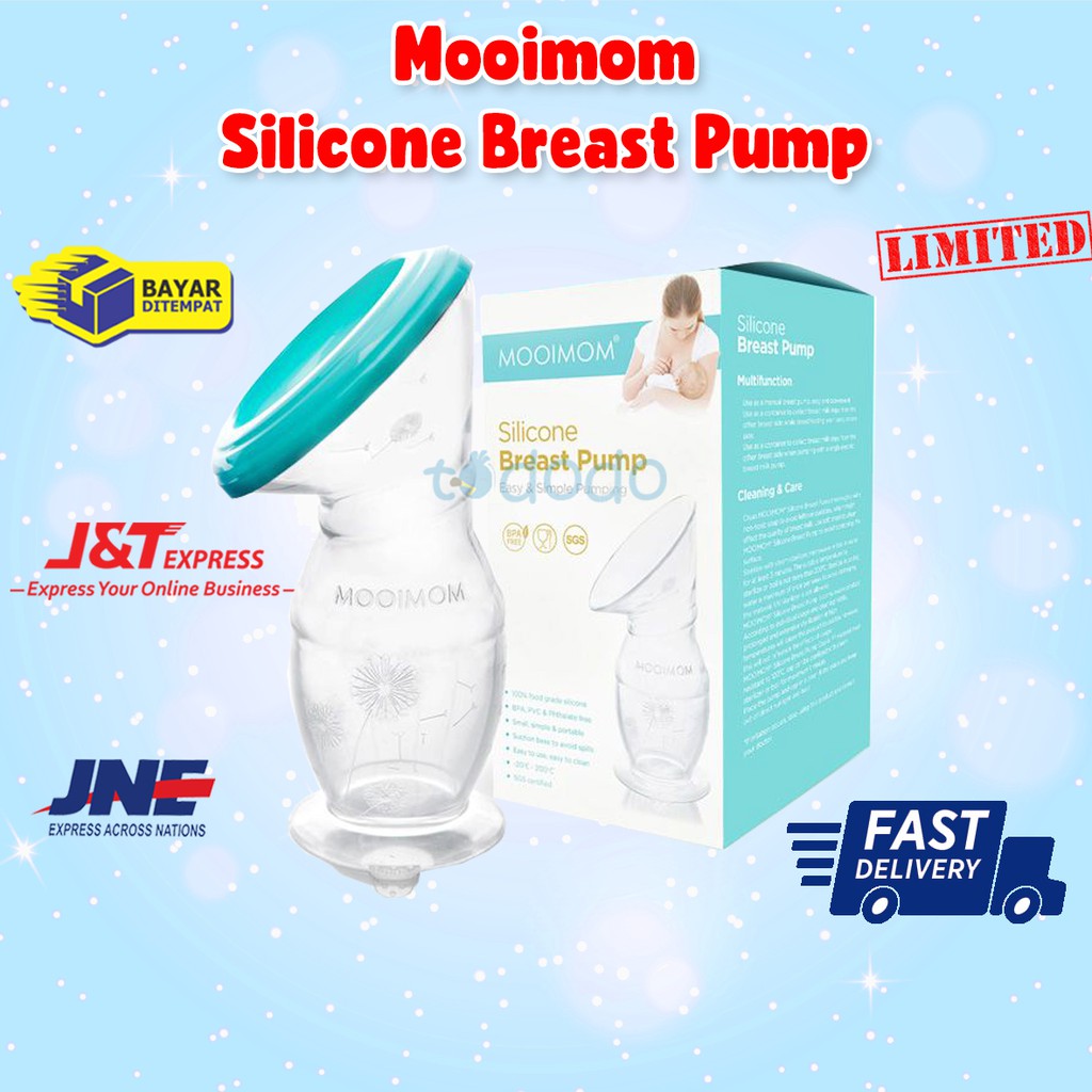 Mooimom Silicone Breast Pump A7002 - Pompa ASI Silikon