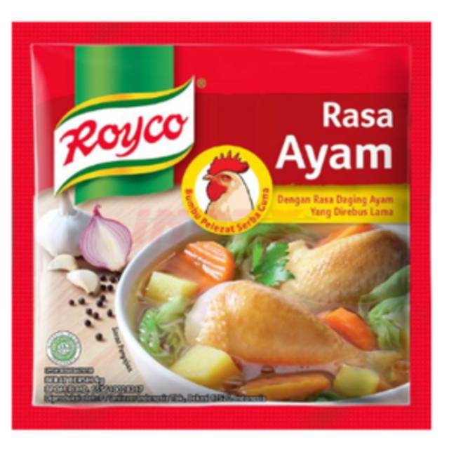 2 sachet Royco kaldu bubuk rasa ayam atau sapi renceng