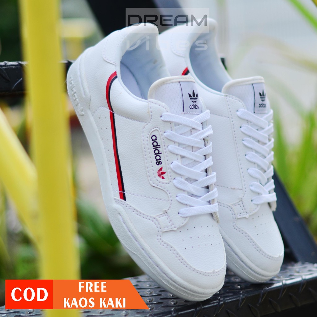 adidas continental 80s white