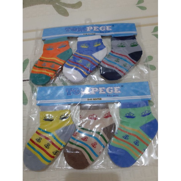 KAOS KAKI BAYI MERK TOMPAGE 1 set (3pcs)