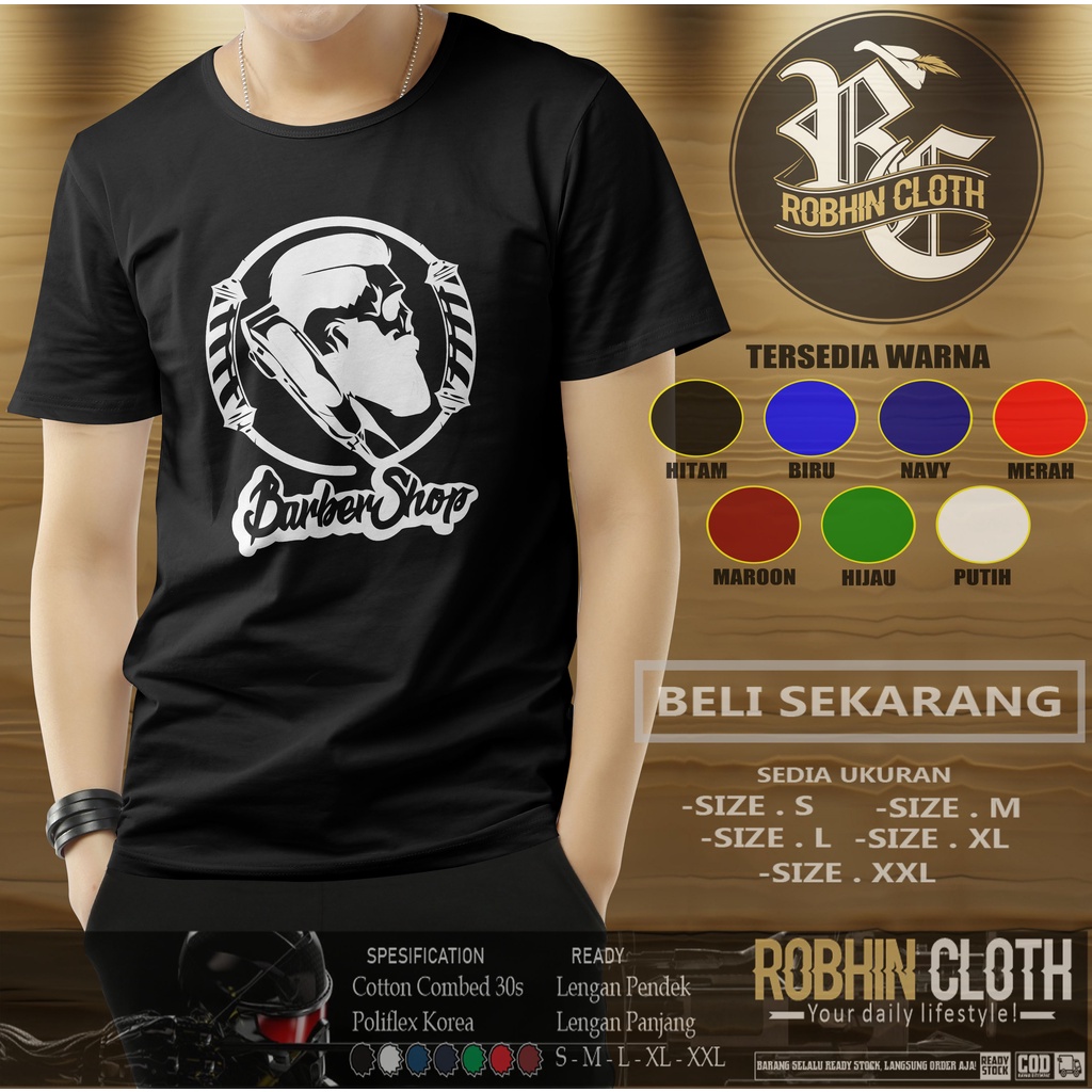 Kaos Baju Barbershop