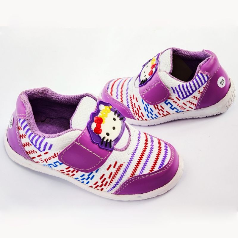 Sepatu anak perempuan/cewek SD dan TK lucu Hello Kitty 26-30