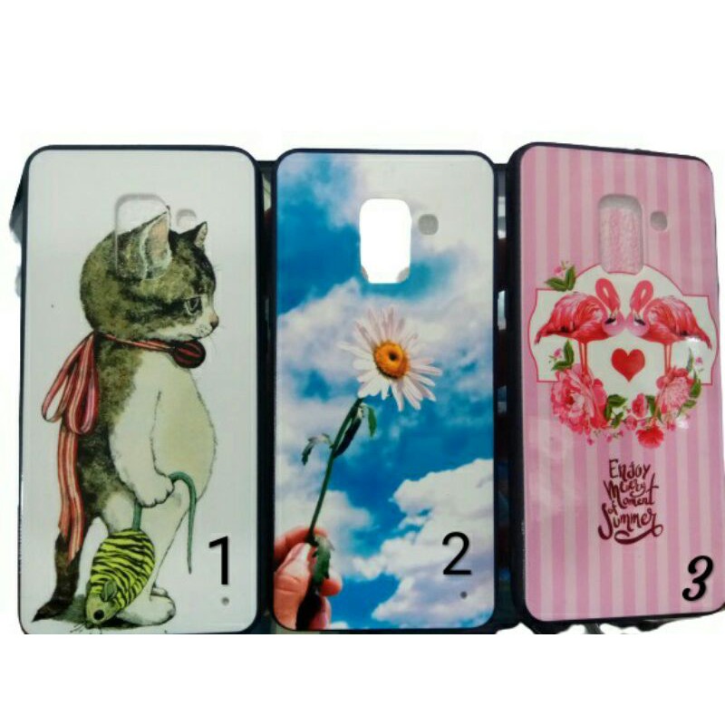 CASE FUZE GLASS TANTILA CASING SOFTCASE SAMSUNG A8 2018