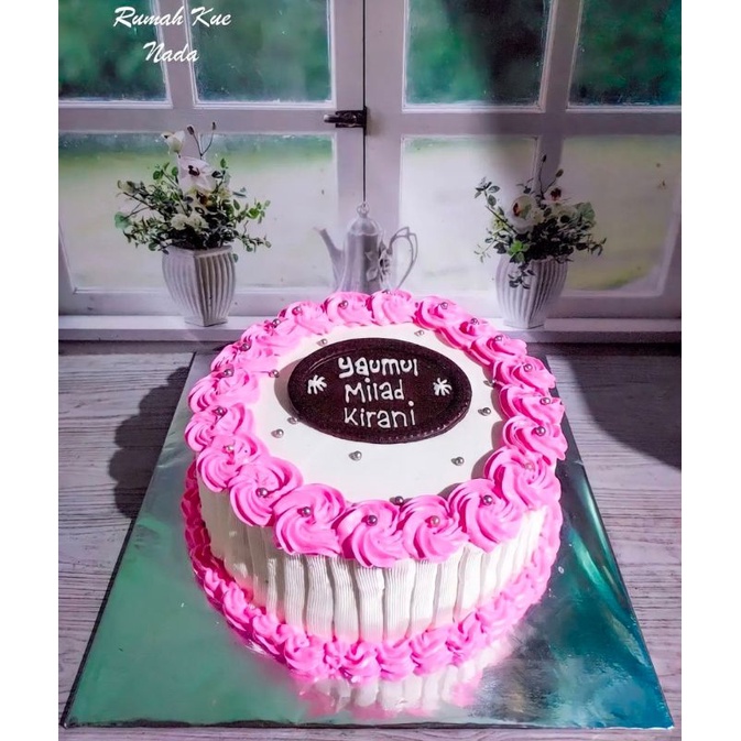 Kue Tart Full Cream, Black Forest Cream, Kue Ulang Tahun