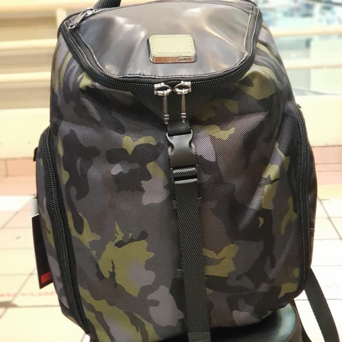 Unik Tas ransel TUMI ALPHA BRAVO Willow Camou pria Murah