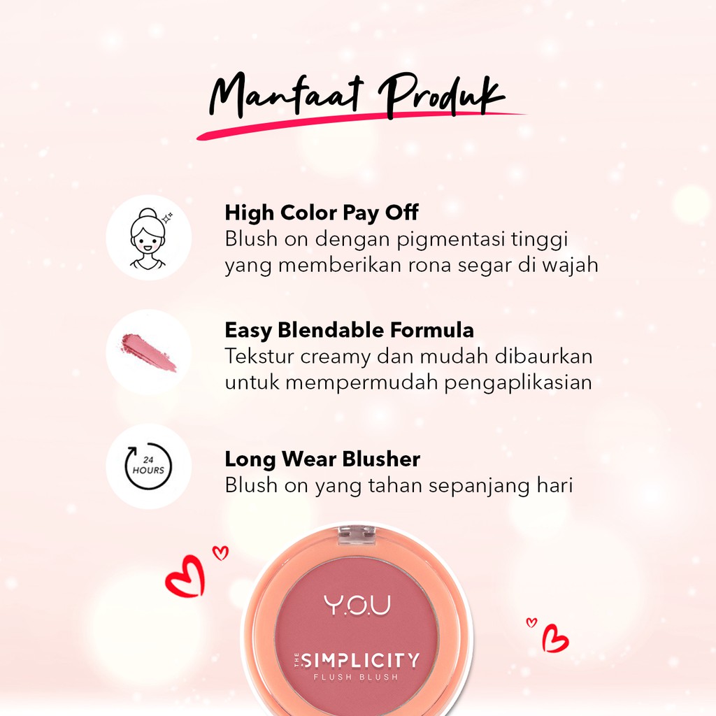 Y.O.U Simplicity Flush Blush