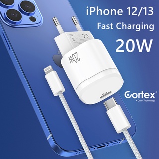 Cortex 20W Q-Mini2.0 Kepala Charger Quick Fast Charging Tipe C Type C PD 20W Android iPhone 12 13