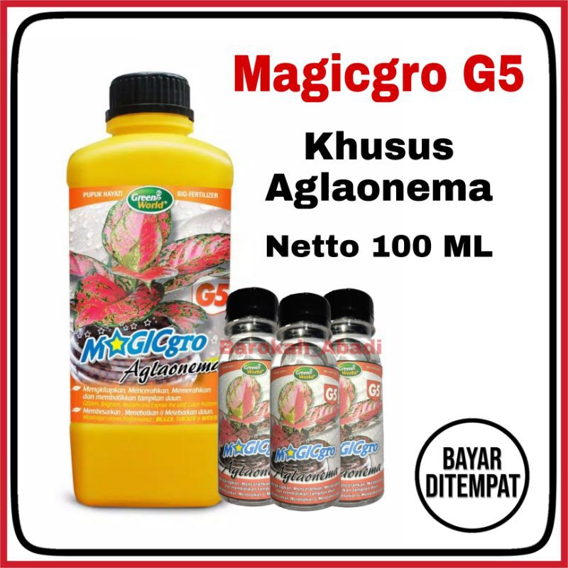 pupuk aglonema magicgro g5 botol 100ml