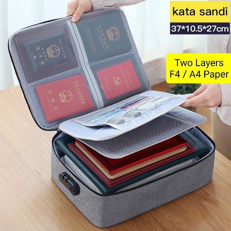 

TAS PENYIMPANAN DOKUMEN / TAS MULTIFUNGSI / MAP DOCUMENT ORGANIZER