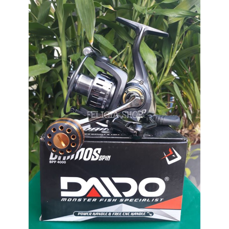 Reel Pancing Daido Daimos Spin Dark Knight Diablo Medallion 4000 Power Handle Reel Ril Rel Rill Panc