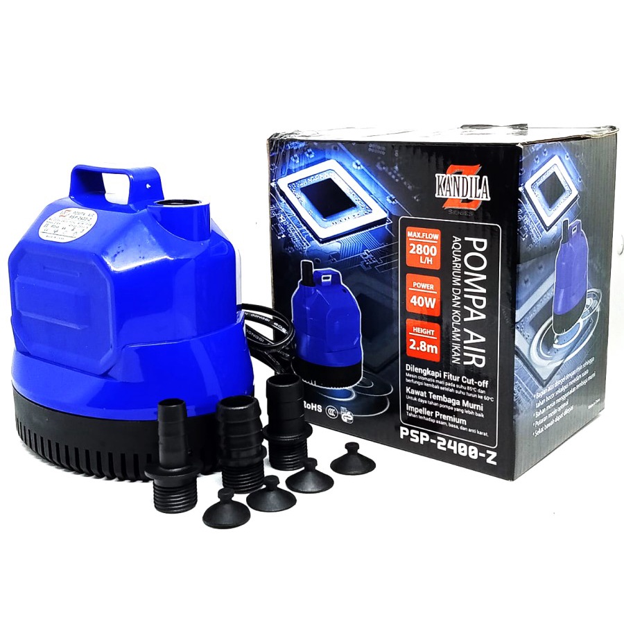 PSP 2400Z KANDILA WATERPUMP 2800 LPH POMPA AIR AQUARIUM 40 WATT