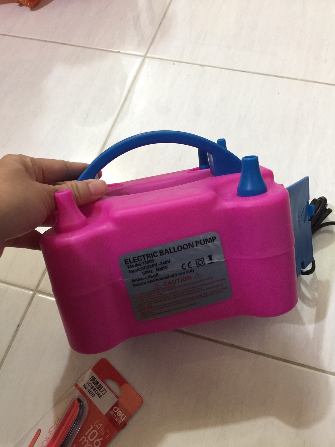 Minicart Pompa Balon Elektrik / Electric Pump - 73005