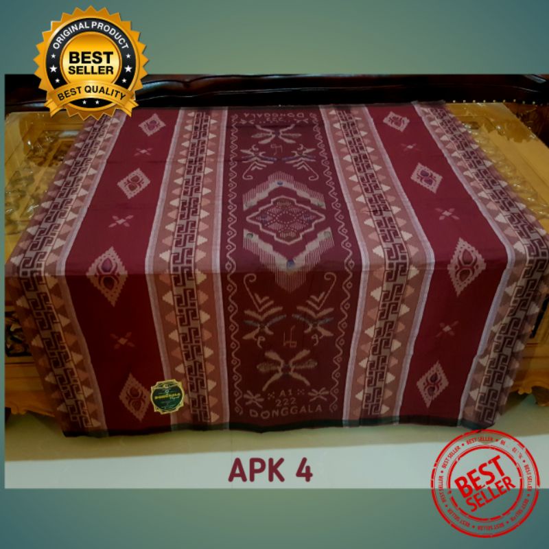Donggala A1 222 sarung Tenun motif alpukat