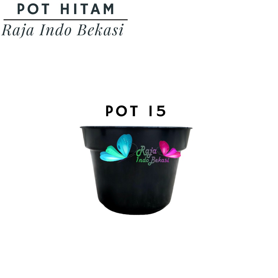 COD Pot Tanaman Pembibitan/Pot Basic /Pot Hitam/Pot Tanaman/Pot Pembibitan/Pot Polos 12 15 17 20 25