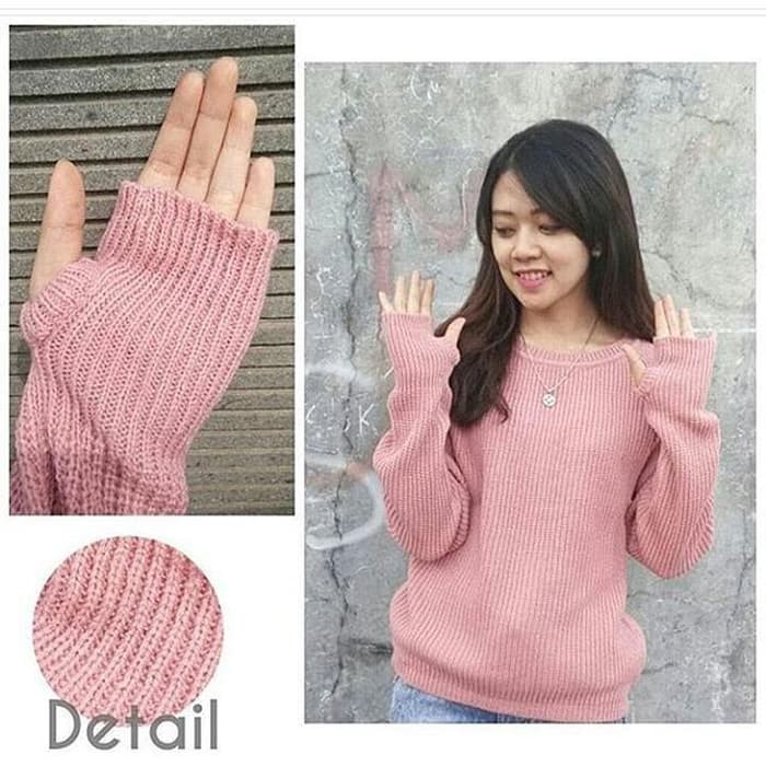 Lovy Roundhand Rajut l Baju Wanita l Pilihan Warna l All Lovy Roundhand Rajut l Baju Wanita l Pilihan Warna l All