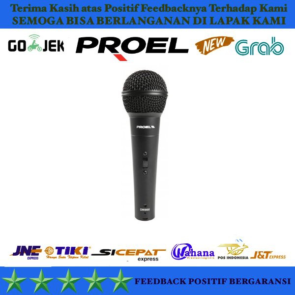 Audio Mic Kabel PROEL DM 800 Original