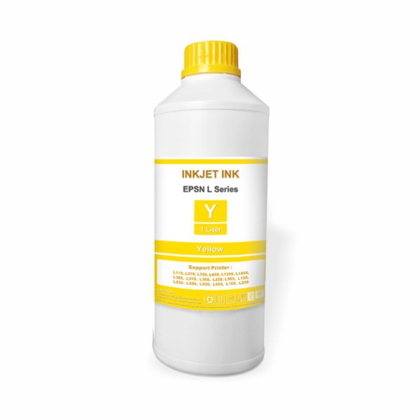 Tinta Epson L110 L210 L350  Yellow 1 Liter, Tinta Refill Printer Epson L Series Murah