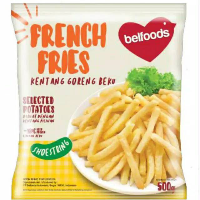 

Bellfoods kentang goreng shoestring 500gr