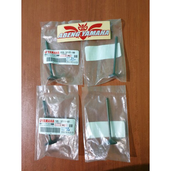 Jual YZF R6 Valve Intake 27 mm dan Valve Exhaust 23 mm Titanium Racing